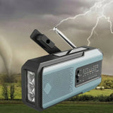 Emergency Weather Radio – Solar & Hand Crank, AM/FM/Weather & Power Bank