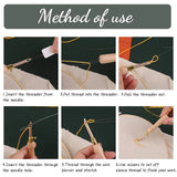 Punch Needle Set 11-Piece – Ergonomic Grip, Stainless Steel & Embroidery Kit