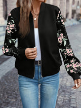 Thea™ Floral Print Jacket - Trendy Women's Outerwear for Stylish Spring & Summer Looks