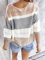 Enhanced Product Title: Olga™ - Lässiger Gestreifter V-Ausschnitt Pullover für Damen | Bequemer, Stilvoller Strickpullover für Alltag und Freizeit

This optimized title includes relevant keywords while maintaining clarity and appeal for potential customer