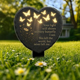 Enhanced Product Title: "Schmetterling-Herz Gedenkplakette aus Acryl mit Warmweißer LED-Beleuchtung – Elegante Erinnerungsplakette für besondere Anlässe" 

This title includes relevant keywords while providing additional context to attract potential buyer