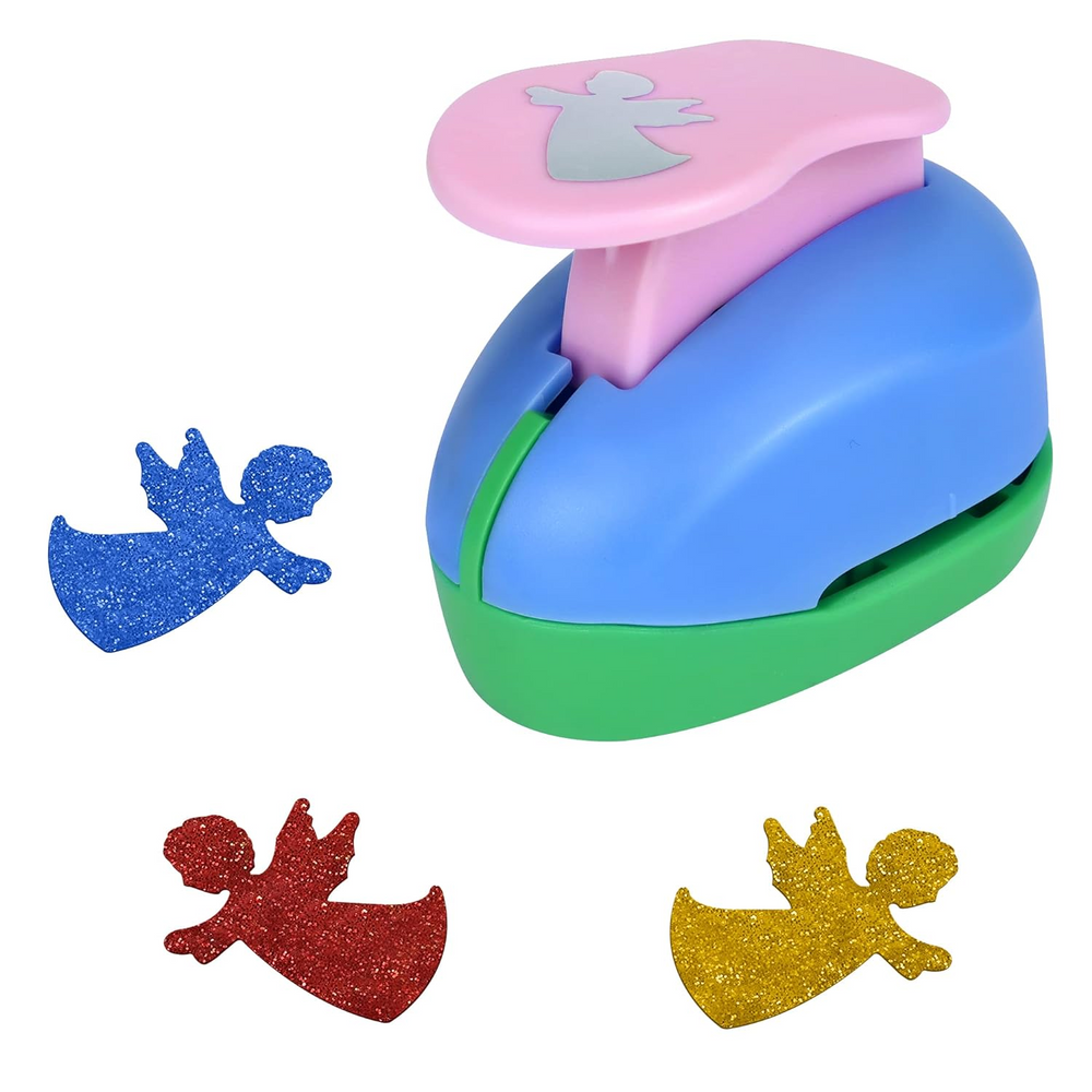 15-in-1 Craft Paper Punch Set – ABS & Zinc Alloy, 1.5 cm Motifs & 15 Shapes