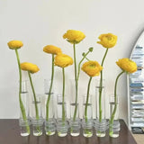 Noxord | Flexible Flower Vases with Hinges | Modern Glass Tube Vase