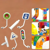 Magnetic Track Building Blocks – 81-Piece, USB Train & Gravity Effect