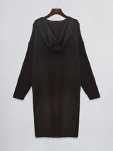 Long women's knitted cardigan for autumn & winter – Elara