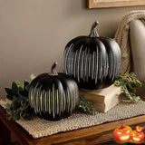 Decorative Halloween Pumpkin with Star Glow Light and Timer