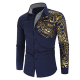 Darius – Men's Shirt with Gold Details