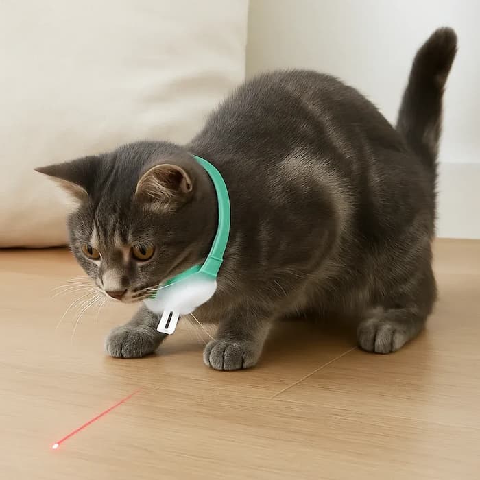 Optimized Product Title: "Automatisches Laser-Spielhalsband für Katzen – Interaktives Spielzeug für Selbstständige Unterhaltung ohne Aufsicht" 

This title includes relevant keywords while enhancing clarity and appeal for potential buyers.