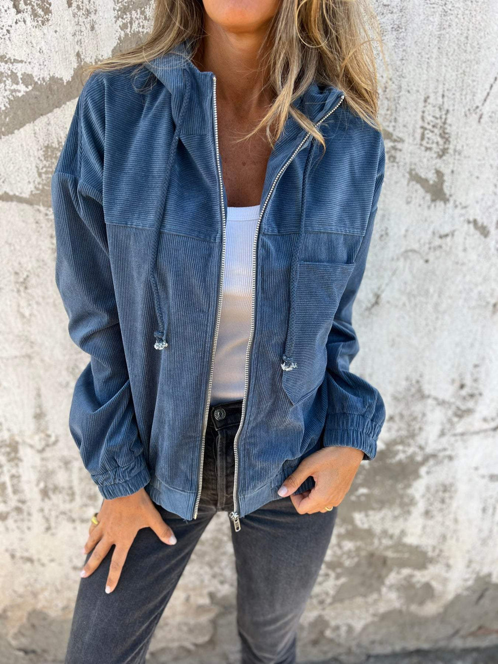 Enhanced Product Title: Concetta Women's Hooded Zip-Up Leisure Jacket - Stylish & Comfortable Outerwear for Everyday Wear

This optimized title includes relevant keywords while maintaining clarity and appeal for potential buyers.