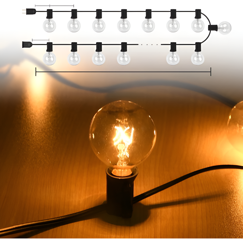 FairyFlicker String Lights - Luxurious patio lighting with waterproof protection | Kalsten