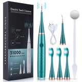 Ultrasonic Electric Tooth Cleaner – 5 Modes, 31,000 VPM & USB Rechargeable