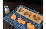 Artisan Wooden Christmas Cookie Molds – Hand-Carved Gingerbread Stamps