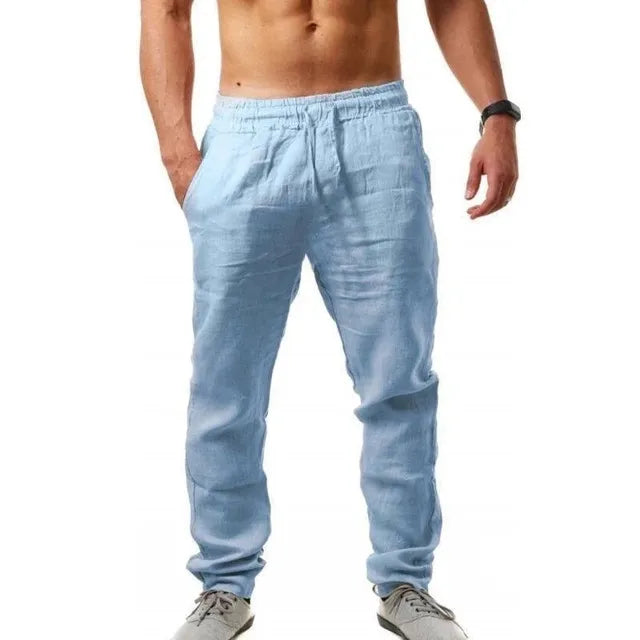 Linen pants - Sky Blue