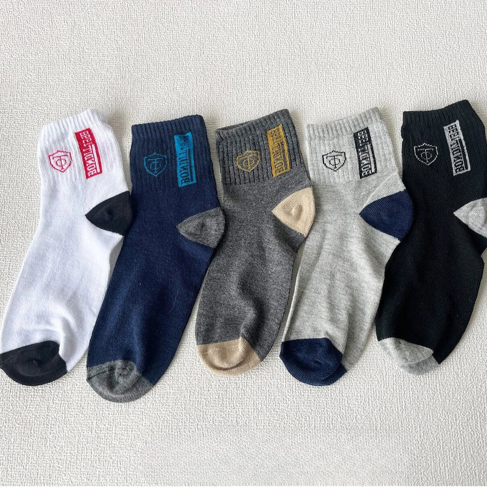 10 Pairs Men's Sports Socks - Breathable Bamboo, Anti-Slip, Comfortable & Moisture-Wicking