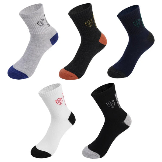 10 Pairs Men's Sports Socks - Breathable Bamboo, Anti-Slip, Comfortable & Moisture-Wicking