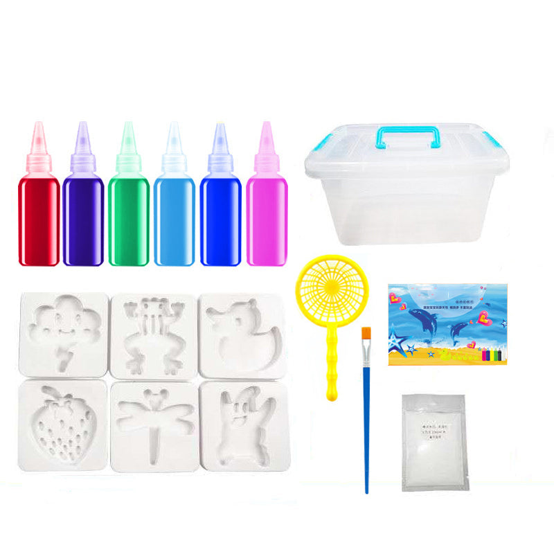Kids Water Magic Craft Set – 12 Colors, Non-Toxic & Figure Molding