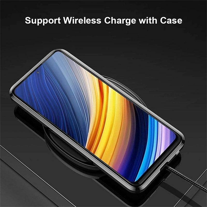 Magnetic Glass Phone Case – 360° Protection, Tempered Glass & Samsung Galaxy S21/S22/S23