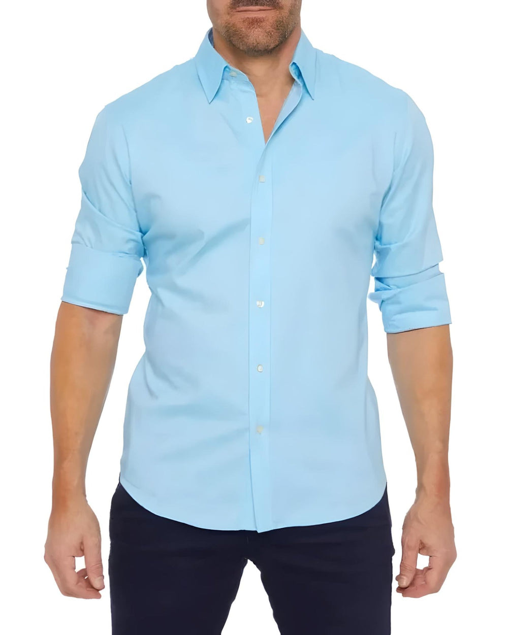 Oliver wrinkle-free shirt in Blue