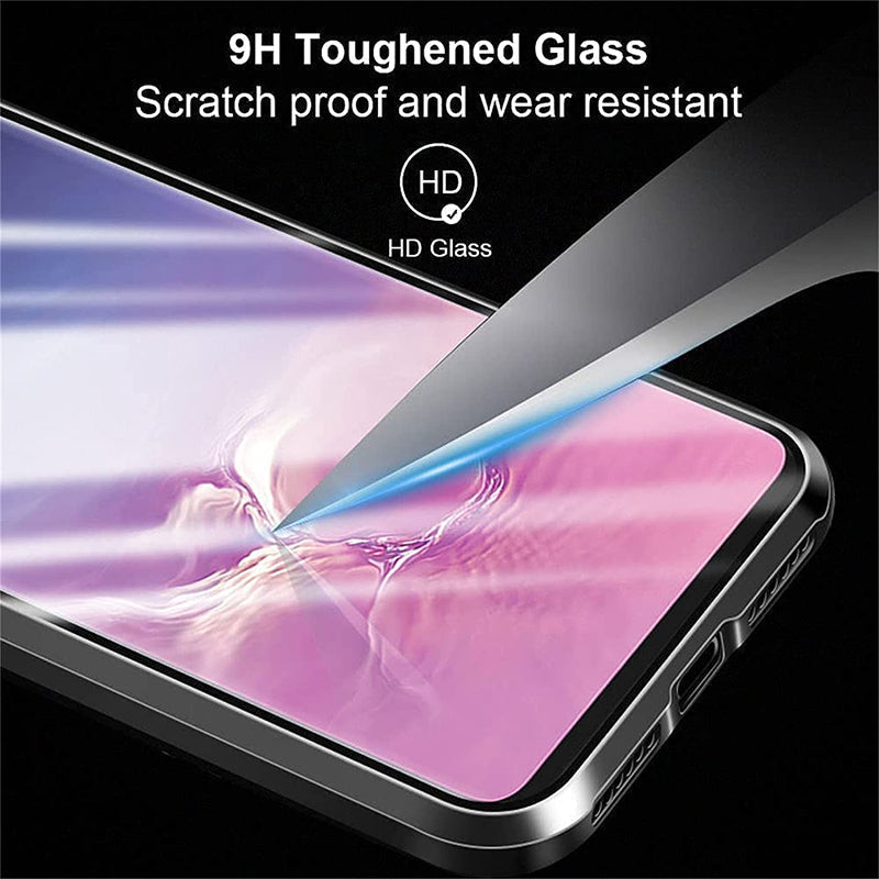 Magnetic Glass Phone Case – 360° Protection, Tempered Glass & Samsung Galaxy S21/S22/S23