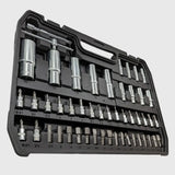 108-Piece Chrome Vanadium Ratchet Wrench Set - TorqueMaster