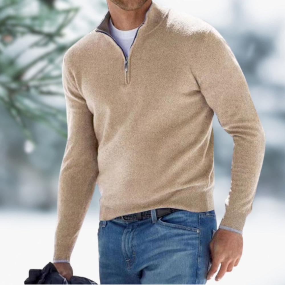 Enhanced Product Title: "MARK Herren Feinstrick-Pullover mit Viertel-Reißverschluss – Stilvoller und Bequemer Strickpullover für die kühle Jahreszeit" 

This title includes relevant keywords while also providing additional information about the product's