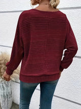 Enhanced Product Title: Sabine™ - Cozy Batwing Sleeve Sweater for Ultimate Comfort and Style

This optimized title includes keywords that potential customers might search for, while maintaining the essence of the original product.