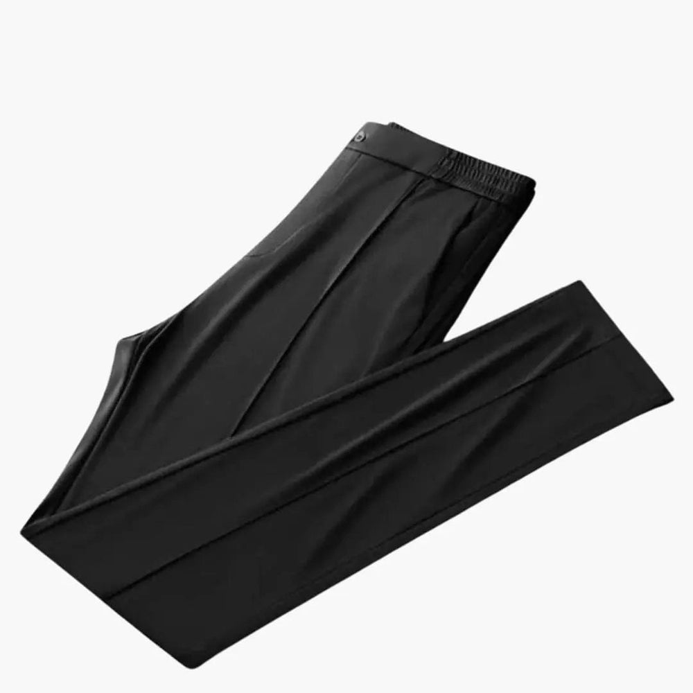 Men's Two-Piece Summer Set – Short Sleeve Shirt, Slim Fit Pants & Quick-Drying Fabric