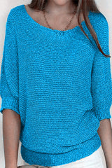 Batwing Sleeve Women's Sweater with Loose Fit – Mira - 5