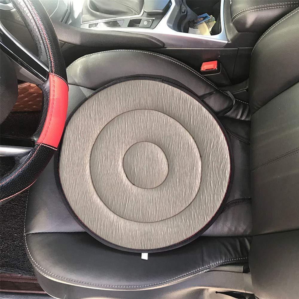 Rotating Memory Foam Seat Cushion with Anti-Slip Base – Movello