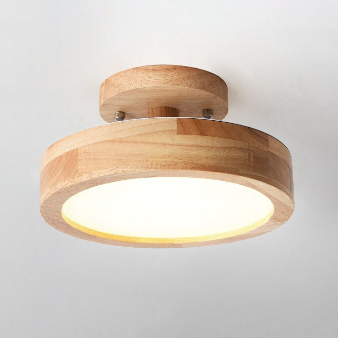 Round LED Ceiling Light – 3 Light Colors, Semi-Flush Mount & 3 Sizes