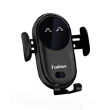 15W Wireless Car Charger Mount – Auto-Clamp, Qi Fast Charging & 360° Rotation