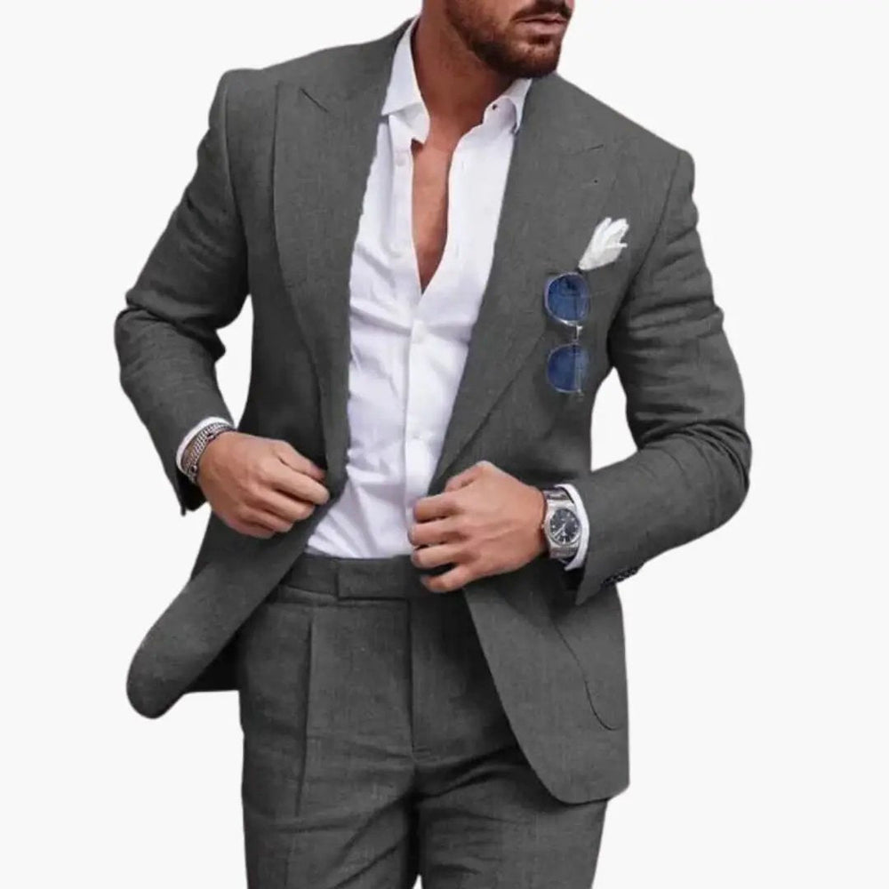 Men's Business Suit – Two-Piece Design & Formal Style