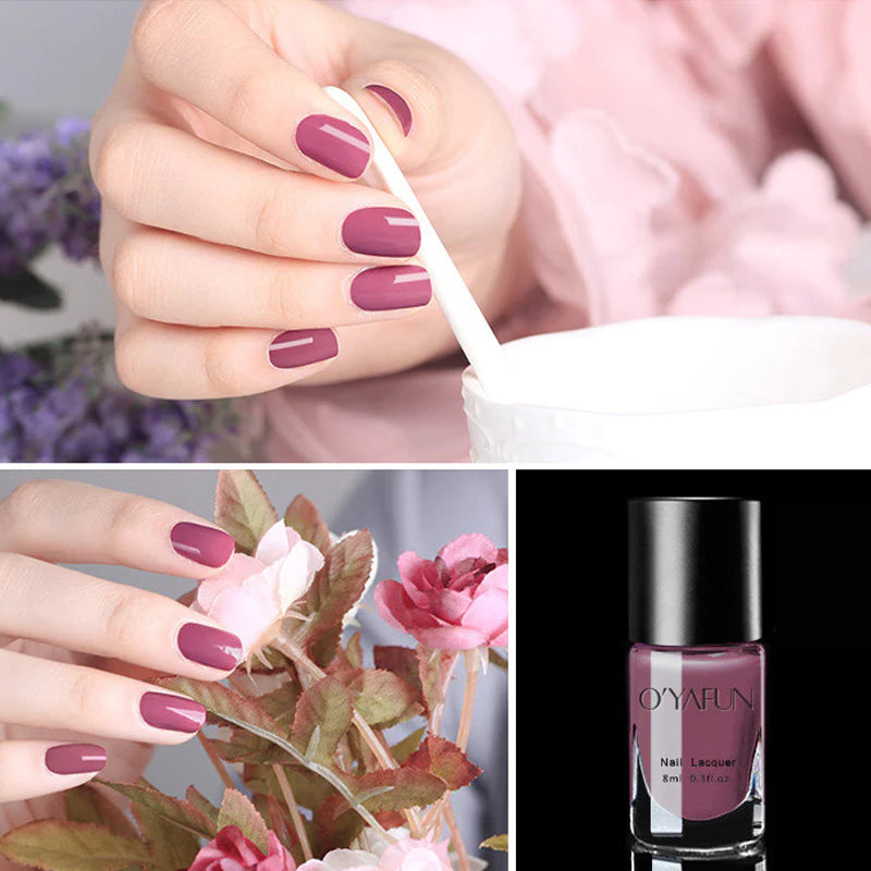 Peel-Off Nail Polish – Water-Based Formula, 9 ml & 17 Shades