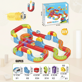 Magnetic Anti-Gravity Train Set – DIY Build, Electric Locomotive & 12-68 Piece Options