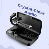 Bluetooth Headset – Dual Microphone, CVC8.0 Noise Cancelling & 72-Hour Battery