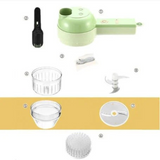Enhanced Product Title: "4-in-1 Elektrischer Zerkleinerer mit USB-Ladefunktion – Multifunktionales Küchengerät für schnelles Zerkleinern, Hacken und Mixen" 

This optimized title includes relevant keywords and provides more context about the product's fun