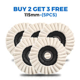 Wool Felt Polishing Discs – 115mm & 125mm, Metal & Wood Buffing Pads