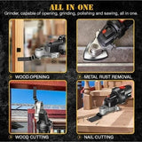 Angle Grinder Multitool Adapter – M10/M14, Metal & Saw Blade Attachment