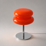 Glass Table Lamp – Italian Design, Hand-Finished Shade & Warm Ambient Light