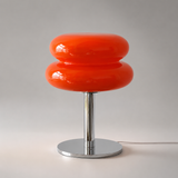 Glass Table Lamp – Italian Design, Hand-Finished Shade & Warm Ambient Light