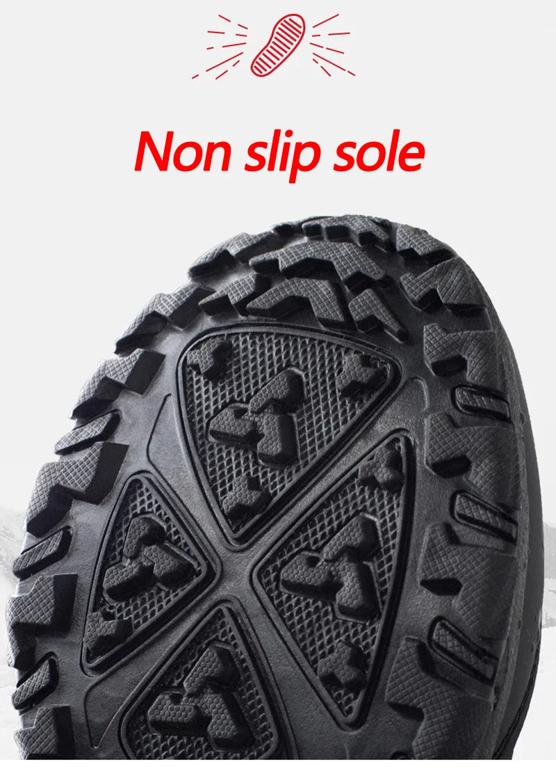 Warm Mid-Height Winter Snow Boots