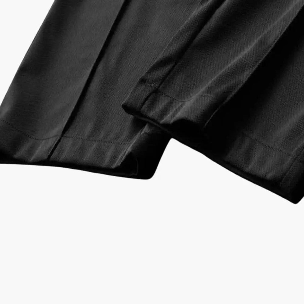 Men's Two-Piece Summer Set – Short Sleeve Shirt, Slim Fit Pants & Quick-Drying Fabric