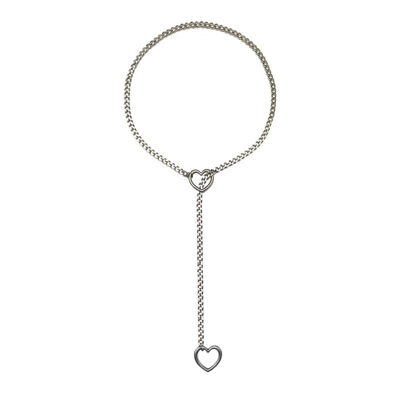 BowLift | Gothic Punk Heart Necklace