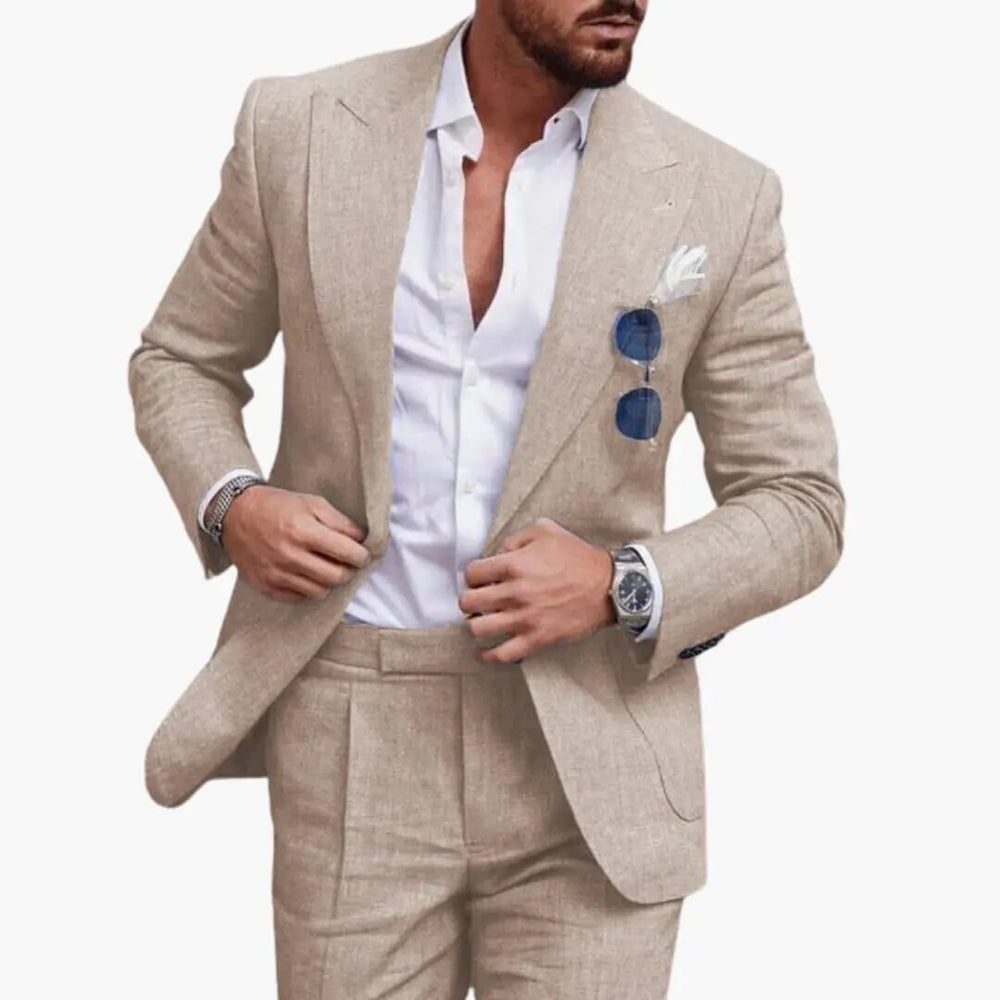 Men's Business Suit – Two-Piece Design & Formal Style