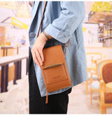 Women's Crossbody Phone Bag – Touchscreen Window, Adjustable Strap & Multi-Pocket