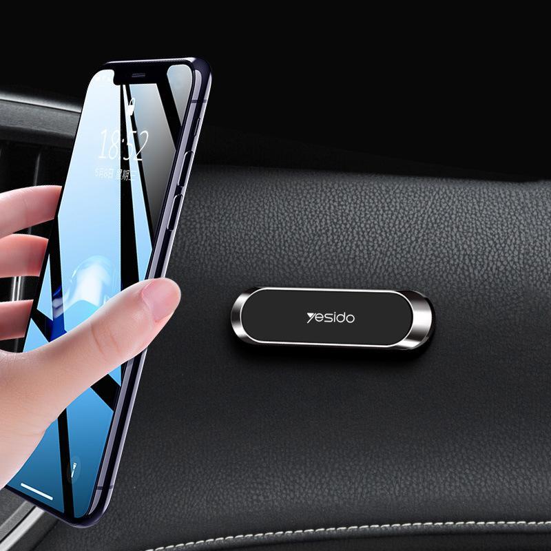 Magnetic Phone Holder – 360° Rotation, 6 N50 Magnets, Nano-Adhesive Base