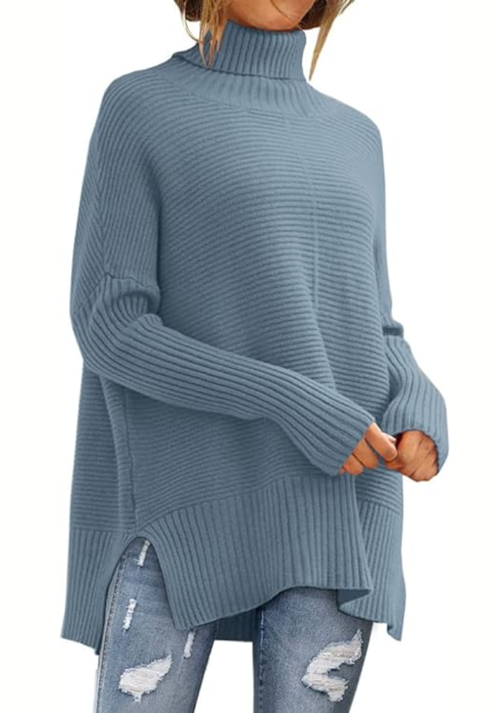 Enhanced Product Title: Anna™ Cozy Turtleneck Sweater for Ultimate Comfort and Style

This title includes keywords that potential customers might search for, such as "cozy," "sweater," and "turtleneck," while maintaining the brand name for recognition.