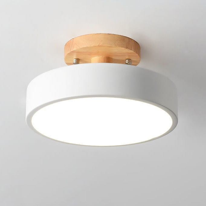 Round LED Ceiling Light – 3 Light Colors, Semi-Flush Mount & 3 Sizes