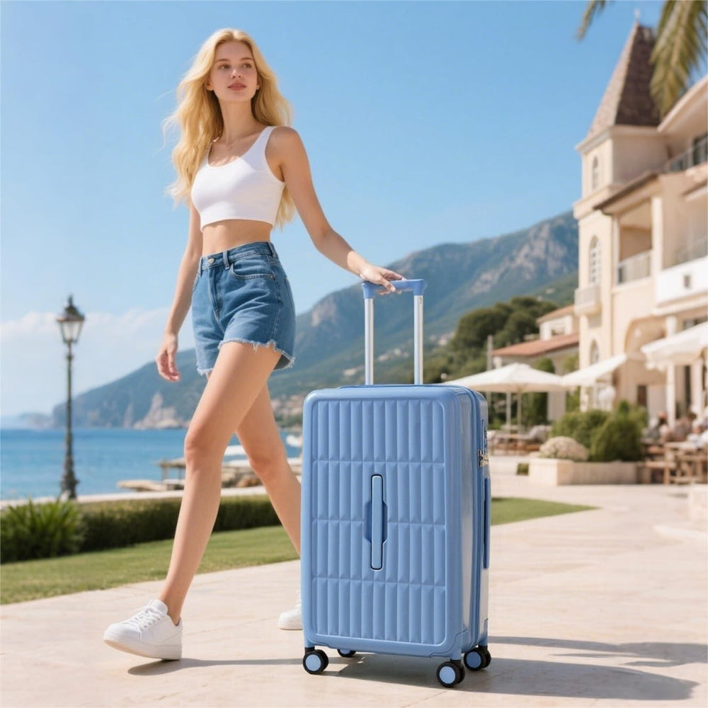 Optimized Product Title: **Airline-Approved 20" Carry-On Luggage - Durable Triple-Layer PC Shell with 3:7 Split Design for Easy Packing** 

This title includes relevant keywords while highlighting key features to attract potential buyers.