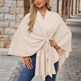 Enhanced Product Title: "Lia™ Stylish Schicker Poncho - Trendy Women's Outerwear for All Seasons" 

This title includes keywords that potential customers might search for, such as "stylish," "trendy," and "women's outerwear," while still highlighting the